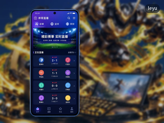 安装leyu客户端，把球场装进手机里